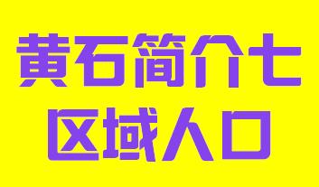 湖北省黄石市简介七区域人口003