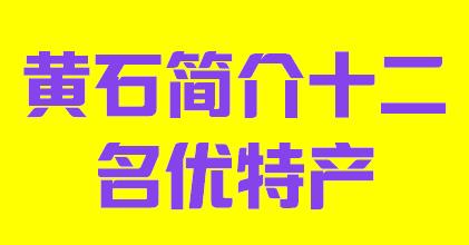 湖北省黄石市简介十二名优特产003